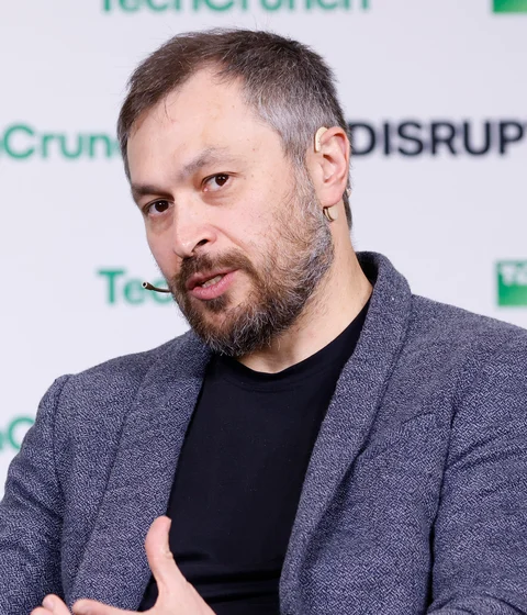 Anatoly Yakovenko speaking at TechCrunch Disrupt 2025